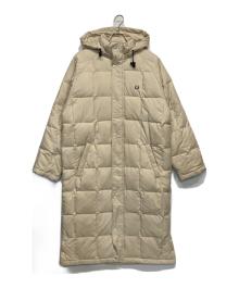 FRED PERRY（フレッドペリー）の古着「ロングダウンコート」｜ホワイト