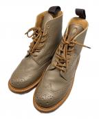 Tricker'sトリッカーズ）の古着「BROGUE BOOTS」｜ベージュ