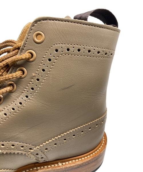 Tricker's（トリッカーズ）Tricker's (トリッカーズ) BROGUE BOOTS ベージュ サイズ:4 1/2の古着・服飾アイテム