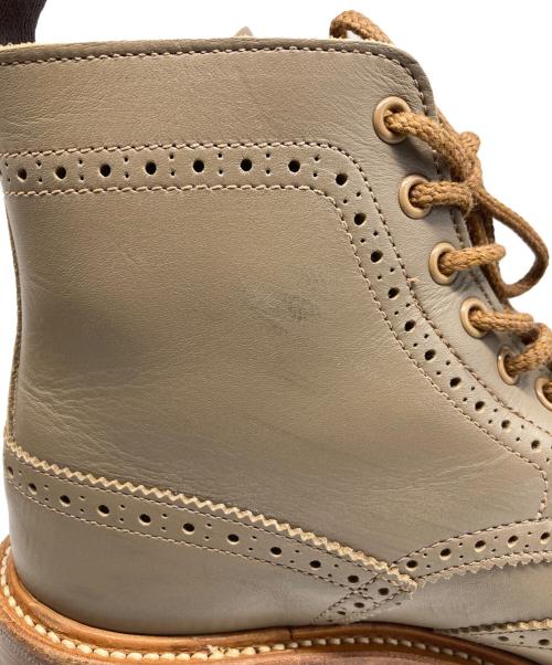 Tricker's（トリッカーズ）Tricker's (トリッカーズ) BROGUE BOOTS ベージュ サイズ:4 1/2の古着・服飾アイテム