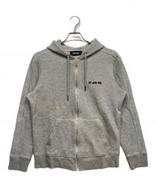 DIESEL（ディーゼル）の古着「ジップパーカー」｜グレー