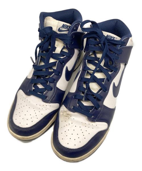 NIKE（ナイキ）NIKE (ナイキ) Dunk High Retro ホワイト×ブルー サイズ:27.5の古着・服飾アイテム