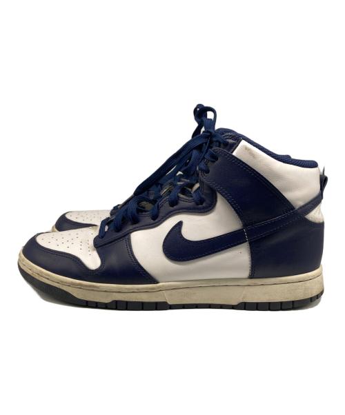 NIKE（ナイキ）NIKE (ナイキ) Dunk High Retro ホワイト×ブルー サイズ:27.5の古着・服飾アイテム