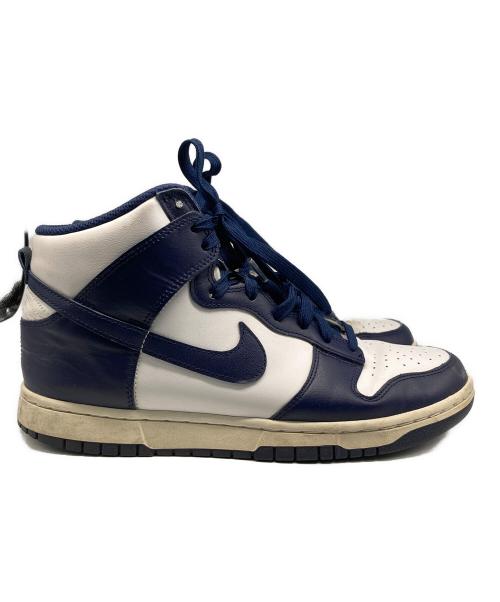 NIKE（ナイキ）NIKE (ナイキ) Dunk High Retro ホワイト×ブルー サイズ:27.5の古着・服飾アイテム