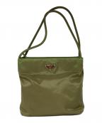 PRADAプラダ）の古着「ナイロンハンドバッグ」｜グリーン