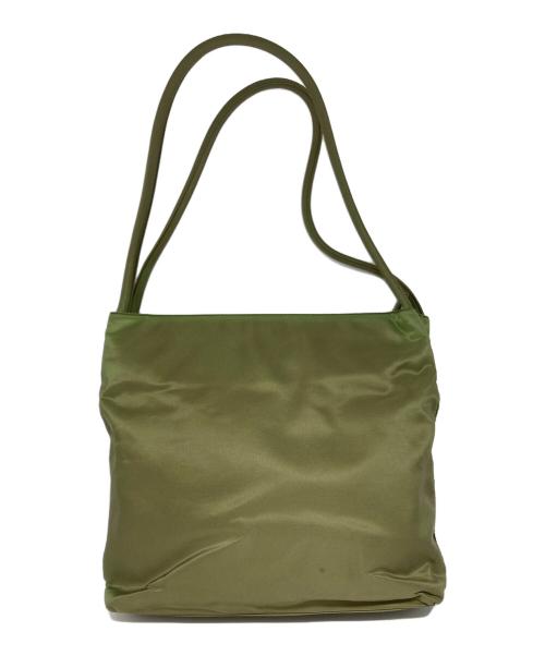 PRADA（プラダ）PRADA (プラダ) ナイロンハンドバッグ グリーンの古着・服飾アイテム