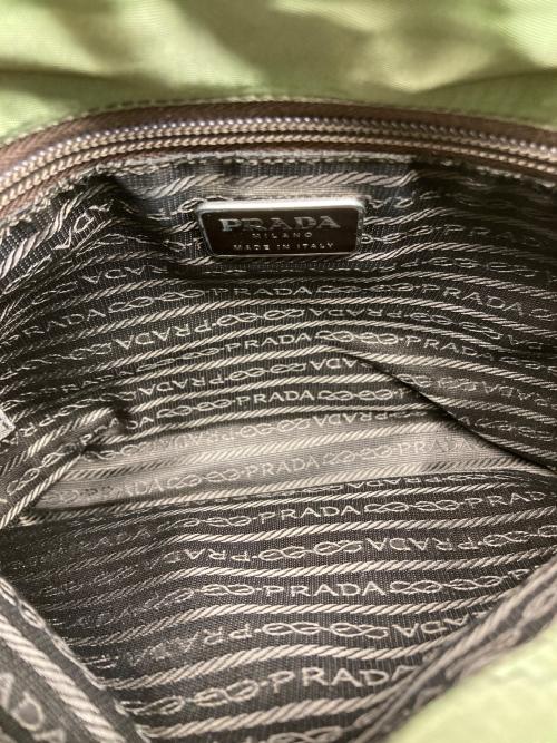 PRADA（プラダ）PRADA (プラダ) ナイロンハンドバッグ グリーンの古着・服飾アイテム