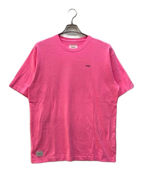 WTAPS（ダブルタップス）WTAPS (ダブルタップス) ロゴTシャツ ピンク サイズ:2の古着・服飾アイテム