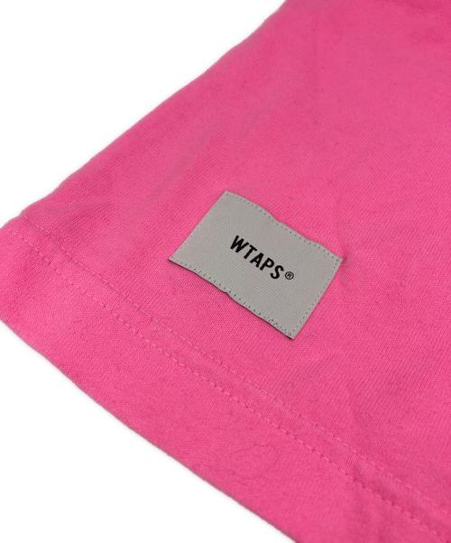 WTAPS（ダブルタップス）WTAPS (ダブルタップス) ロゴTシャツ ピンク サイズ:2の古着・服飾アイテム