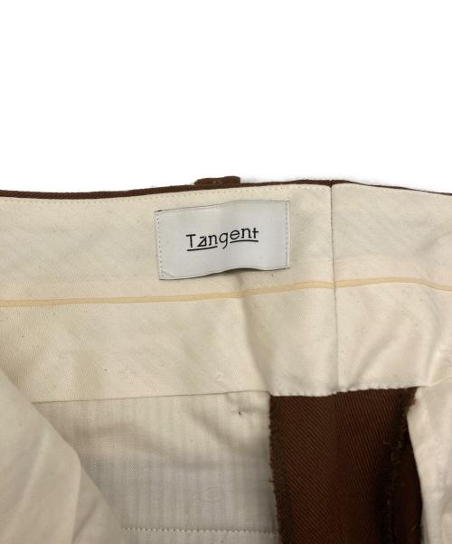 Tangent（タンジェント）Tangent (タンジェント) ハードツイストツイルパンツ ブラウン サイズ:38の古着・服飾アイテム