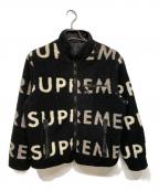 SUPREMEシュプリーム）の古着「Reversible Logo Fleece Jacket」｜ブラック