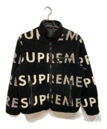 SUPREME（シュプリーム）の古着「Reversible Logo Fleece Jacket」｜ブラック