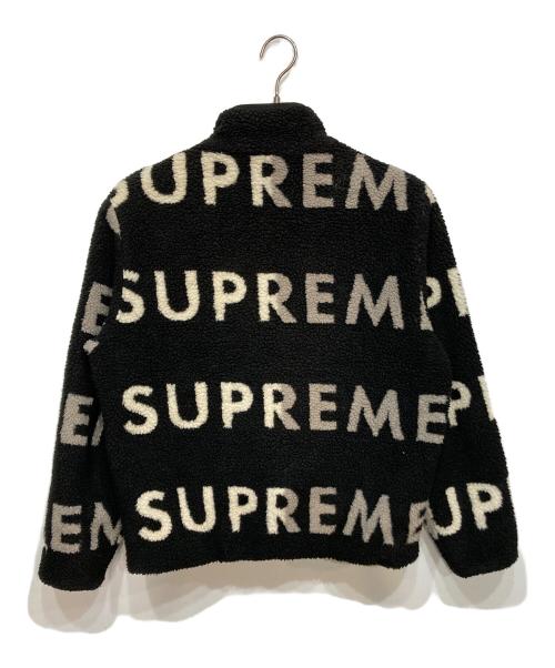 SUPREME（シュプリーム）Supreme (シュプリーム) Reversible Logo Fleece Jacket ブラック サイズ:Ｍの古着・服飾アイテム