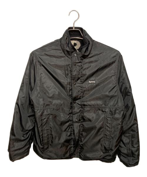 SUPREME（シュプリーム）Supreme (シュプリーム) Reversible Logo Fleece Jacket ブラック サイズ:Ｍの古着・服飾アイテム