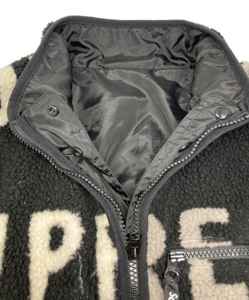 SUPREME（シュプリーム）Supreme (シュプリーム) Reversible Logo Fleece Jacket ブラック サイズ:Ｍの古着・服飾アイテム