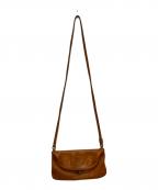 IL BISONTEイル ビゾンテ）の古着「がま口 2way ショルダーバッグ ハンドバッグ」｜ブラウン