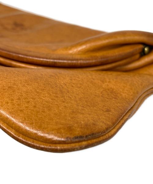 IL BISONTE（イル ビゾンテ）IL BISONTE (イル ビゾンテ) がま口 2way ショルダーバッグ ハンドバッグ ブラウンの古着・服飾アイテム