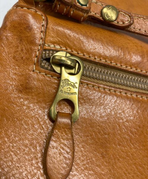 IL BISONTE（イル ビゾンテ）IL BISONTE (イル ビゾンテ) がま口 2way ショルダーバッグ ハンドバッグ ブラウンの古着・服飾アイテム