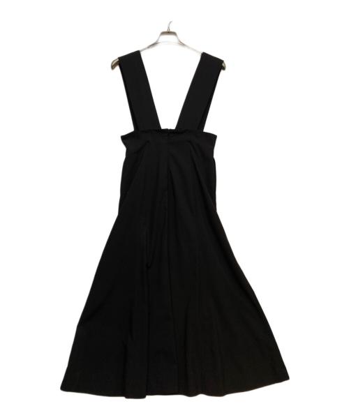 CLANE（クラネ）CLANE (クラネ) WIDE SUSPENDER SKIRT ブラック サイズ:Ｓの古着・服飾アイテム