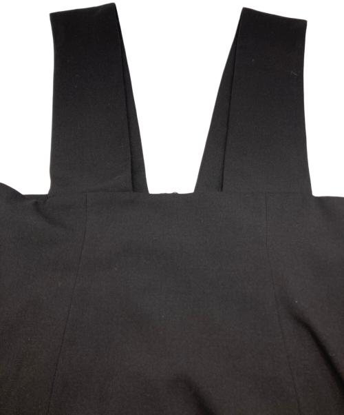 CLANE（クラネ）CLANE (クラネ) WIDE SUSPENDER SKIRT ブラック サイズ:Ｓの古着・服飾アイテム