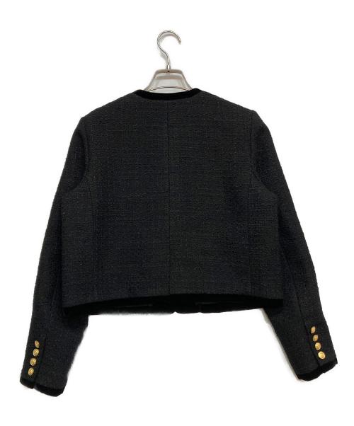 SHE TOKYO（シートーキョー）SHE TOKYO (シートーキョー) Colette Classic Tweed ブラック サイズ:Lの古着・服飾アイテム
