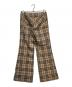 BURBERRY BLUE LABEL (バーバリー ブルー レーベル) ノバチェックフレアパンツ ベージュ サイズ:M：6000円