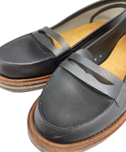 MM6 Maison Margiela（エムエムシックスメゾンマルジェラ）MM6 Maison Margiela (エムエムシックスメゾンマルジェラ) シアーマテリアルローファー ブラウン サイズ:37の古着・服飾アイテム