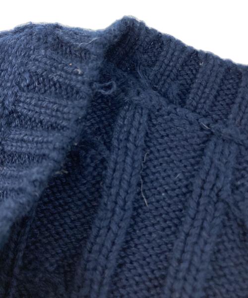 POLO RALPH LAUREN（ポロ・ラルフローレン）POLO RALPH LAUREN (ポロ・ラルフローレン) ケーブルニット ネイビー サイズ:Ｍの古着・服飾アイテム