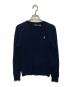 POLO RALPH LAUREN（ポロ・ラルフローレン）の古着「ケーブルニット」｜ネイビー