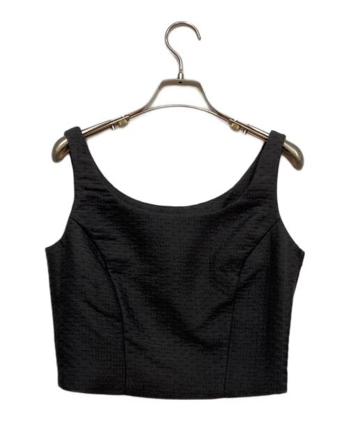 L'AUBE BLANC（ローブ ブラン）L'AUBE BLANC (ローブ ブラン) 3way Jacquard dress ブラック サイズ:Ｓの古着・服飾アイテム