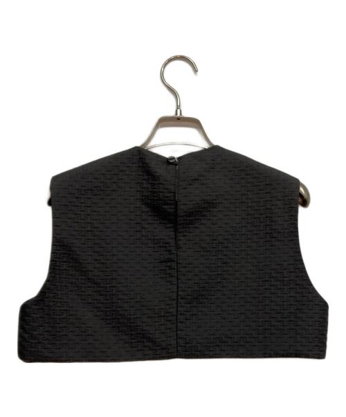 L'AUBE BLANC（ローブ ブラン）L'AUBE BLANC (ローブ ブラン) 3way Jacquard dress ブラック サイズ:Ｓの古着・服飾アイテム