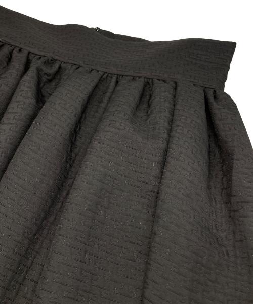 L'AUBE BLANC（ローブ ブラン）L'AUBE BLANC (ローブ ブラン) 3way Jacquard dress ブラック サイズ:Ｓの古着・服飾アイテム