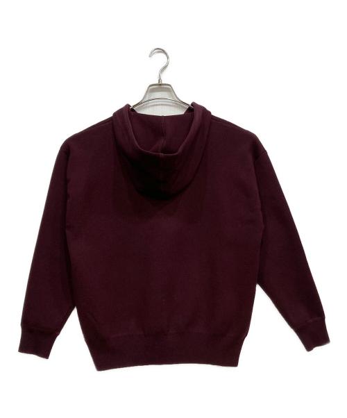 anuans（アニュアンス）anuans (アニュアンス) オーバーニットフーディ レッド サイズ:FREEの古着・服飾アイテム