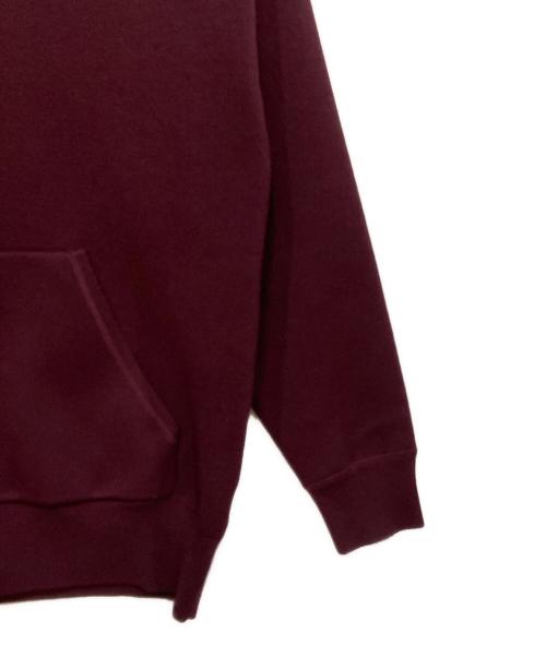 anuans（アニュアンス）anuans (アニュアンス) オーバーニットフーディ レッド サイズ:FREEの古着・服飾アイテム