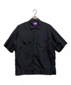 THE NORTHFACE PURPLELABELザ・ノースフェイス パープルレーベル）の古着「FIELD H/S SHIRT フィールドハーフスリーブシャツ」｜ブラック