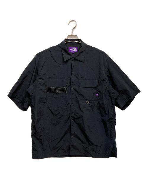 THE NORTHFACE PURPLELABEL（ザ・ノースフェイス パープルレーベル）THE NORTHFACE PURPLELABEL (ザ・ノースフェイス パープルレーベル) FIELD H/S SHIRT フィールドハーフスリーブシャツ ブラック サイズ:Lの古着・服飾アイテム