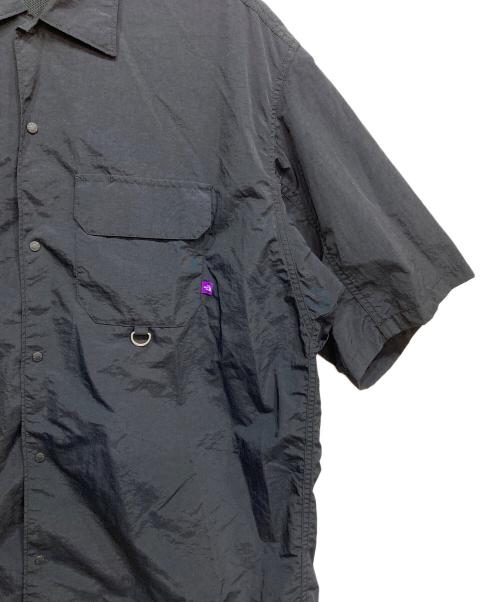 THE NORTHFACE PURPLELABEL（ザ・ノースフェイス パープルレーベル）THE NORTHFACE PURPLELABEL (ザ・ノースフェイス パープルレーベル) FIELD H/S SHIRT フィールドハーフスリーブシャツ ブラック サイズ:Lの古着・服飾アイテム