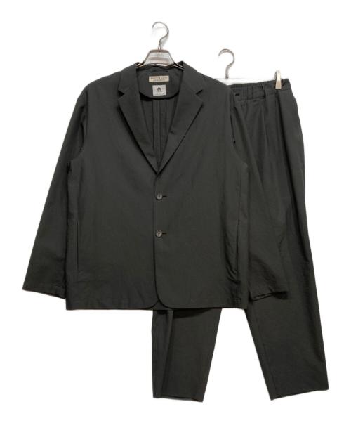 BEAUTY&YOUTH（ビューティーアンドユース）BEAUTY&YOUTH (ビューティーアンドユース) KOMATSU PACK 2ボタン リラックスシルエットセットアップジャケット グレー サイズ:Lの古着・服飾アイテム