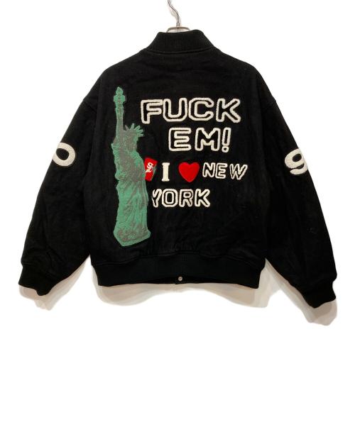 SUPREME（シュプリーム）SUPREME (シュプリーム) Tourist Varsity Jacket ブラック サイズ:XLの古着・服飾アイテム