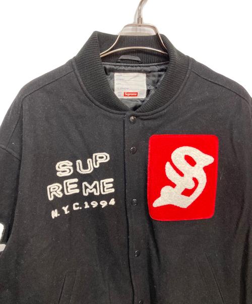 SUPREME（シュプリーム）SUPREME (シュプリーム) Tourist Varsity Jacket ブラック サイズ:XLの古着・服飾アイテム