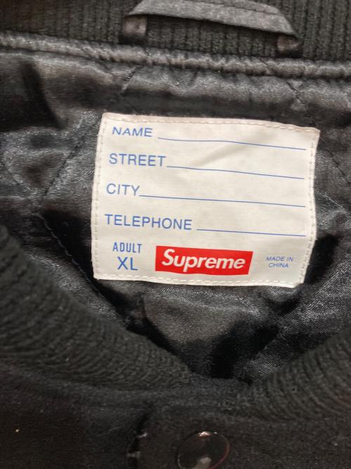 SUPREME（シュプリーム）SUPREME (シュプリーム) Tourist Varsity Jacket ブラック サイズ:XLの古着・服飾アイテム
