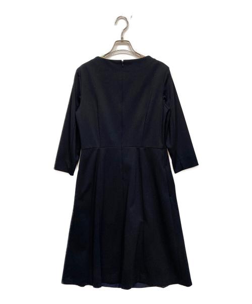 23区（ニジュウサンク）23区 (ニジュウサンク) ワンピース ネイビー サイズ:40の古着・服飾アイテム