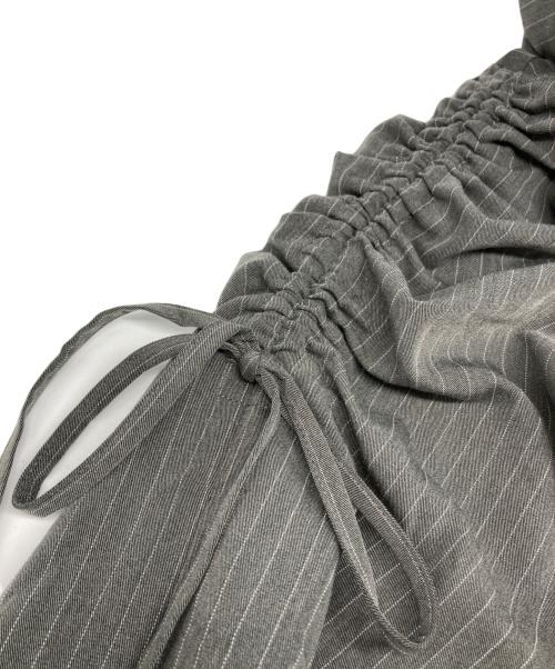 jouetie（ジュエティ）jouetie (ジュエティ) ギャザーリボンジャケット グレー サイズ:Mの古着・服飾アイテム