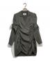 jouetie（ジュエティ）の古着「ギャザーリボンジャケット」｜グレー