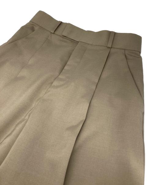 Noble（ノーブル）Noble (ノーブル) エステルツイルストレッチスラックスパンツ2 ブラウン サイズ:36の古着・服飾アイテム