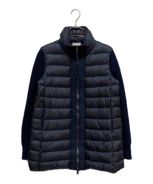 MONCLER（モンクレール）MONCLER (モンクレール) MAGLIONE TRICOT CARDIGAN ネイビー サイズ:XSの古着・服飾アイテム