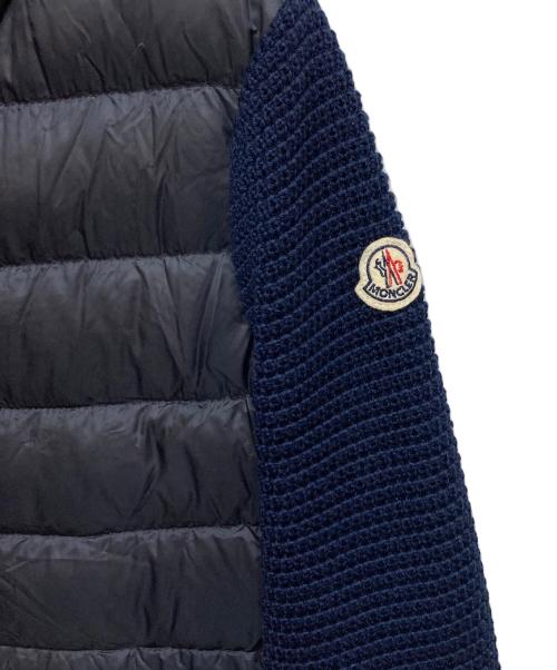 MONCLER（モンクレール）MONCLER (モンクレール) MAGLIONE TRICOT CARDIGAN ネイビー サイズ:XSの古着・服飾アイテム