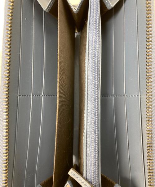 GUCCI（グッチ）GUCCI (グッチ) ラウンドファスナー財布 ブルーの古着・服飾アイテム