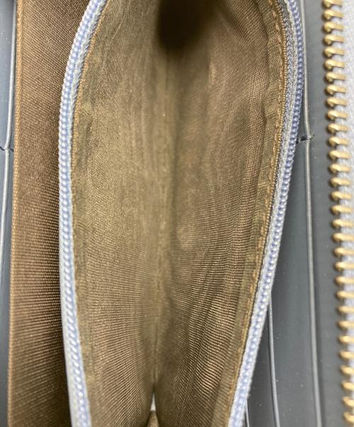 GUCCI（グッチ）GUCCI (グッチ) ラウンドファスナー財布 ブルーの古着・服飾アイテム