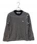 maison kitsune（メゾンキツネ）の古着「TRICOLOR FOX PATCH CLASSIC MARIN TEE-SHIRT」｜ネイビー×ホワイト